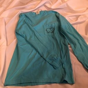 Teal Ivory Ella long sleeve